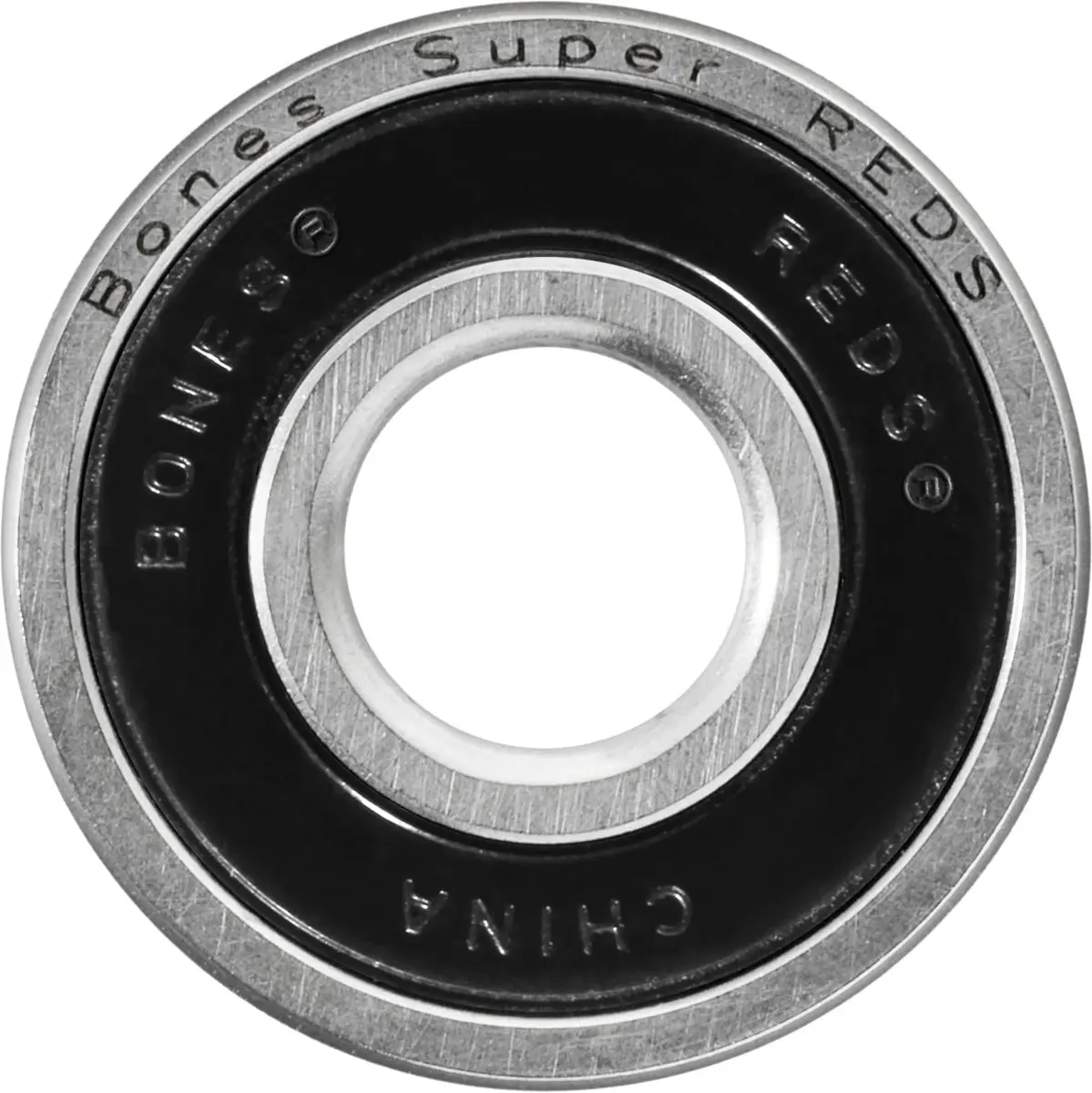 Bones Super Reds Bearings 8mm 16 Pack | High-Speed Nylon Retainer & Removable Shields - view 2