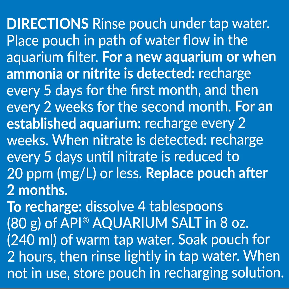 API NITRA-ZORB SIZE 6 Aquarium Canister Filter Filtration Pouch 1-Count Bag | Removes Toxins & Supports Fish Health - view 6