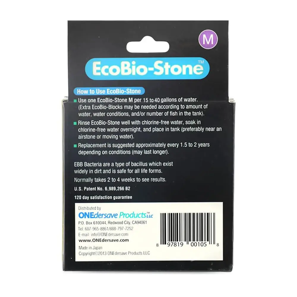 EcoBio-Block Aquarium Water Clarifier (Medium, 15–40 gal) | Crystal Clear Water, 2-Year Lasting Natural Solution - view 4