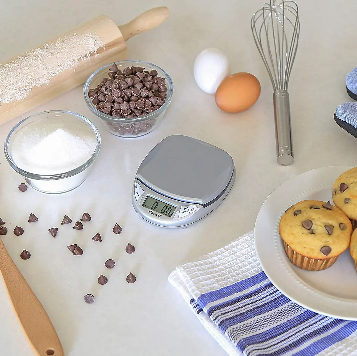 Escali Pico N115S Digital Kitchen & Office Scale 11lb | Compact, Tare, LCD Display - view 5