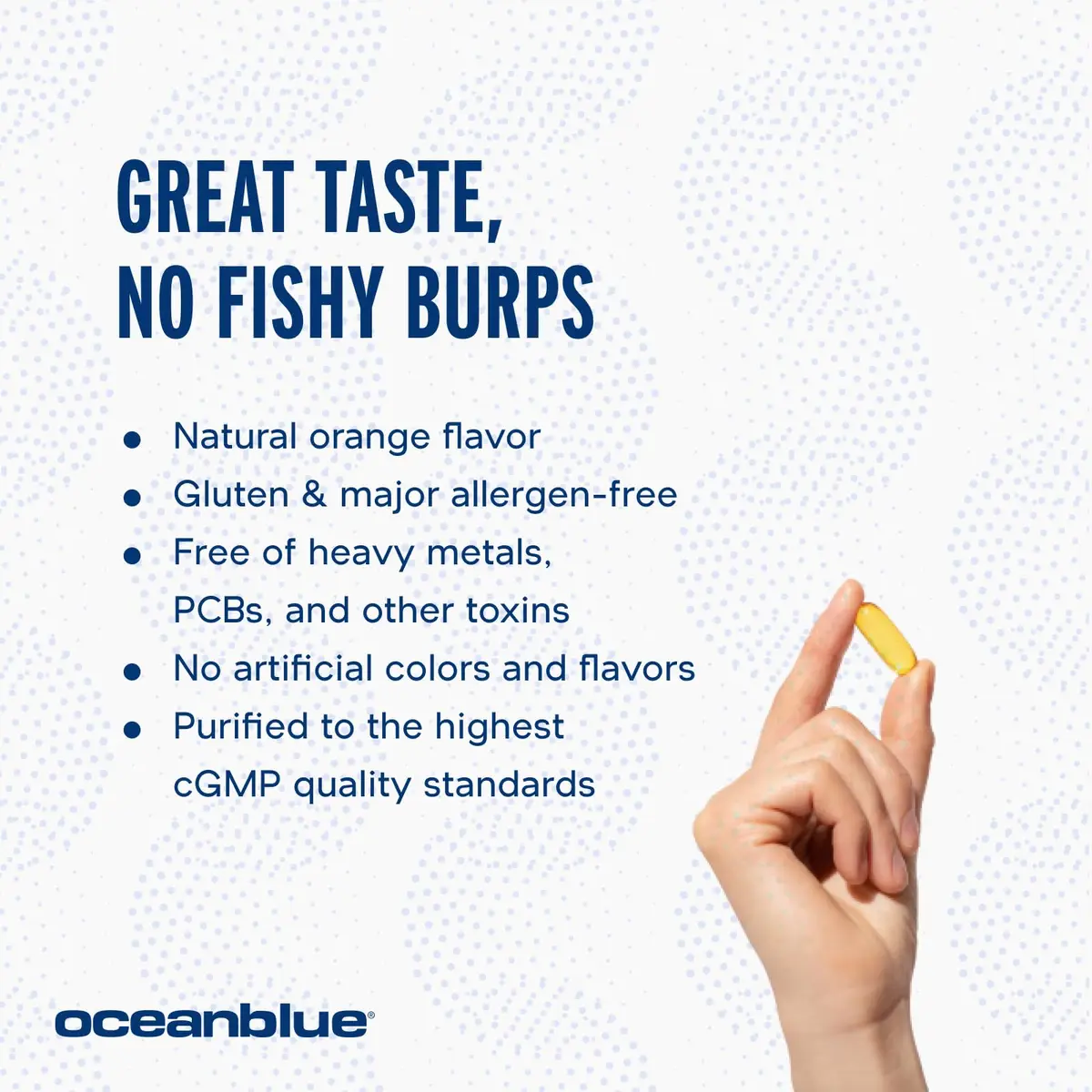 Oceanblue Professional Omega-3 2100 Softgels | 120 Count, High Potency, Omega-3 Fish Oil Supplement - view 6
