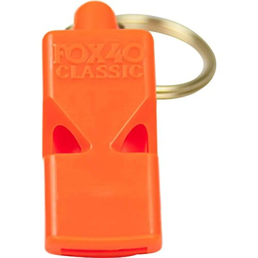 Fox 40 Classic Whistle Orange | Pealess, Loud, Water-Resistant for Sports & Safety - view 2