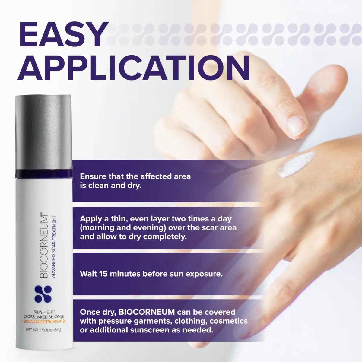 BIOCORNEUM Silicone Scar Gel with SPF 30, 20g (0.69 Fl Oz) | Advanced Scar Treatment with Sun Protection - view 8
