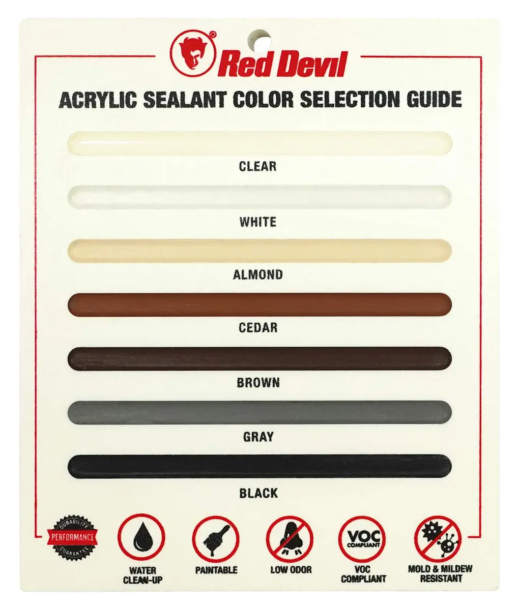 Red Devil Lifetime Ultra 230 Premium Elastomeric Acrylic Latex Sealant 298ml (10.1 Fl Oz) | Interior/Exterior Use - view 5