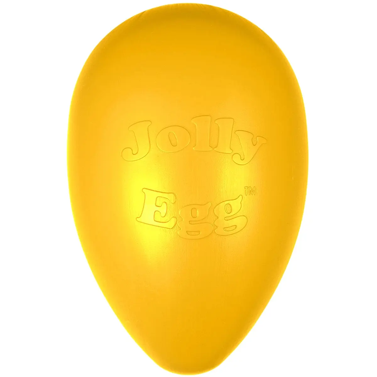 Jolly Pets Jolly Egg Herding Dog Toy, 12 inch (30.48 cm) Yellow, Large | Unpredictable Chase for Active Dogs - main product image