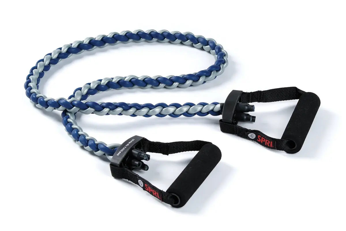 SPRI Braided Xertube Resistance Band Heavy - Blue | Full-Body Workout Tool for All Fitness Levels - main product image