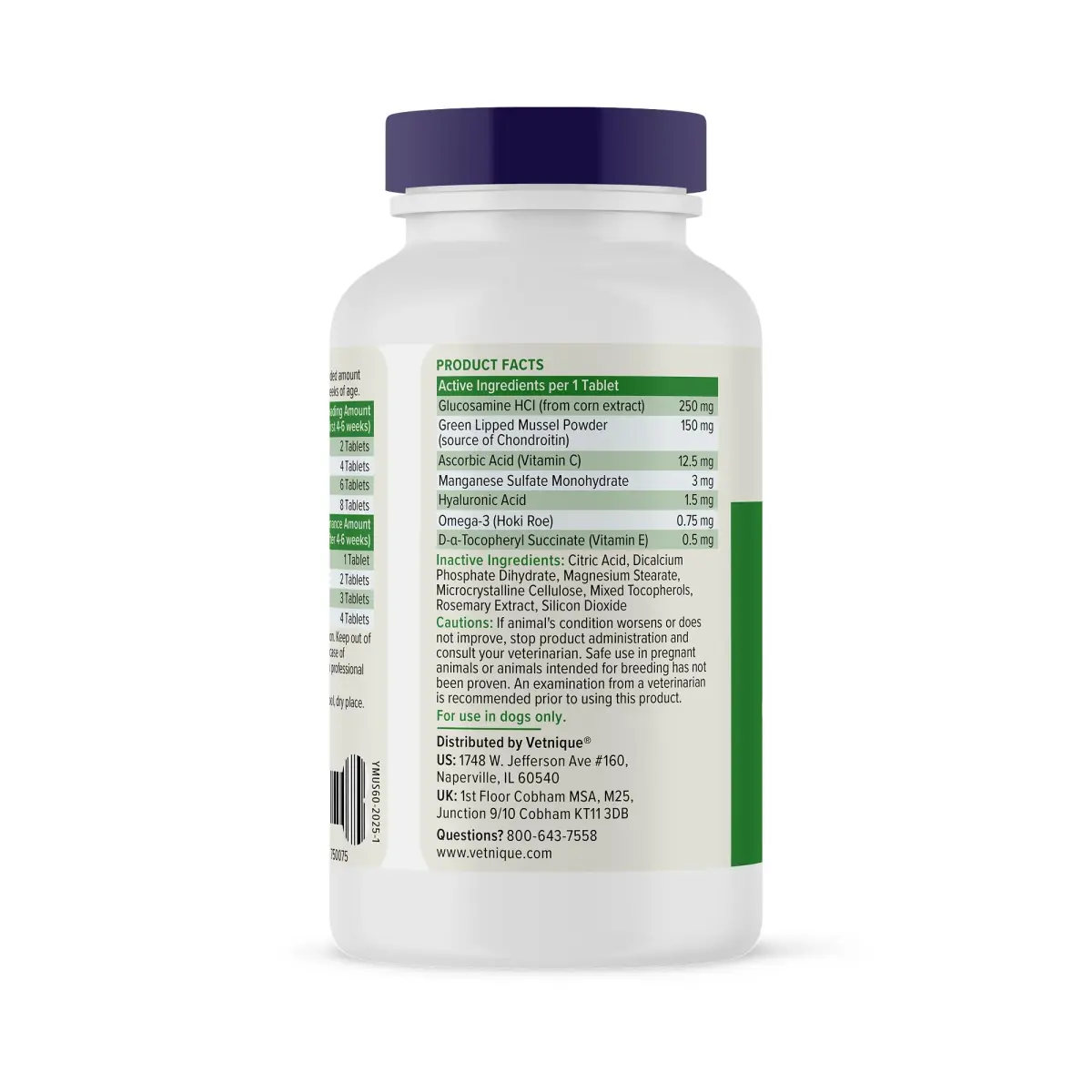 YuMOVE Dog Hip & Joint Supplement Regular Strength 60 Chewable Tablets | Vet-Formulated with ActivEase Green Lipped Mussel - view 8