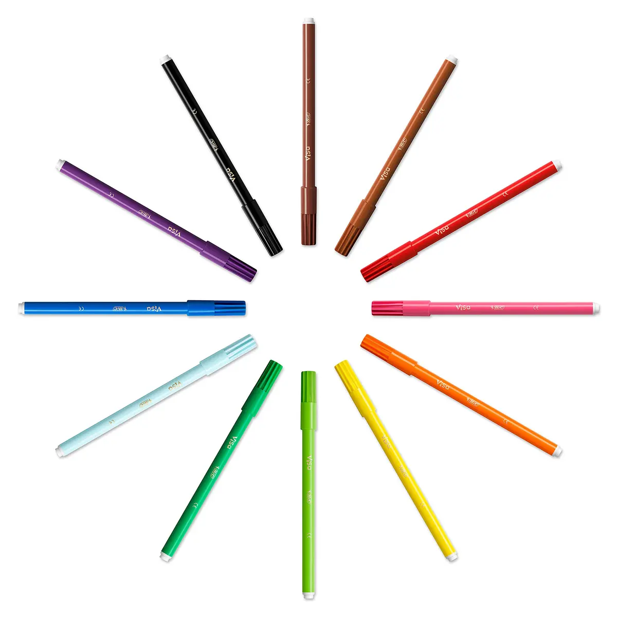 BIC Kids Colouring Kit for Children - 8 Felt-Tip Pens / 8 Coloured Pencils / 12 Chalks | Creative & Safe for Kids - view 4