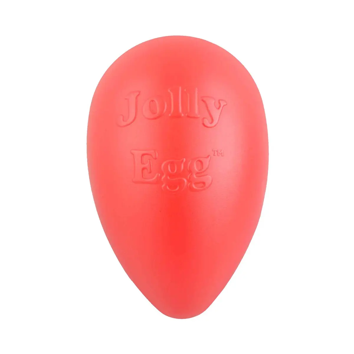 Jolly Pets Jolly Egg Dog Toy Medium 8 Inches Red | Erratic Motion Fetch & Float Toy - main product image