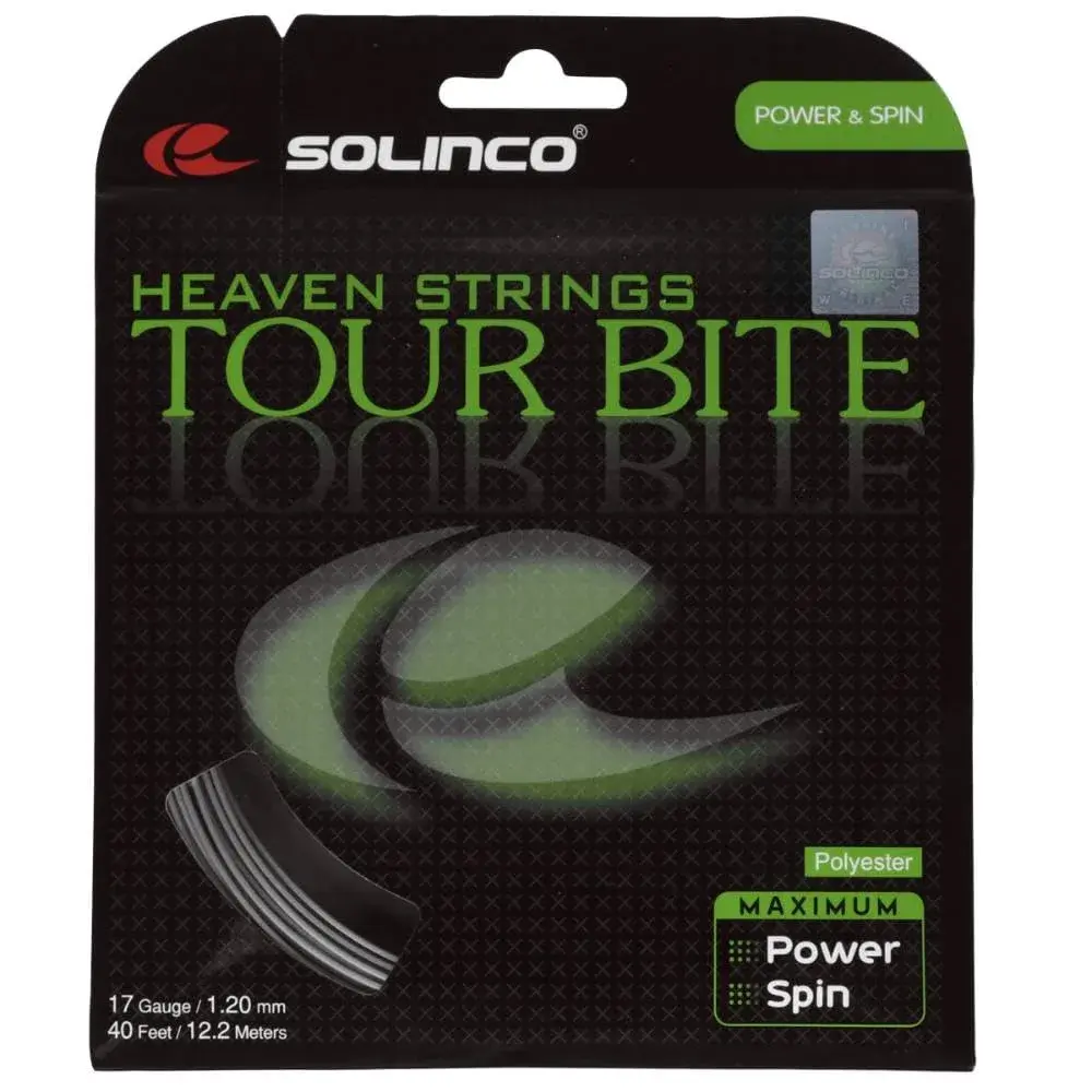 Solinco Tour Bite Tennis String Set 1.20mm (17G) | Spin & Control for Aggressive Play - main product image