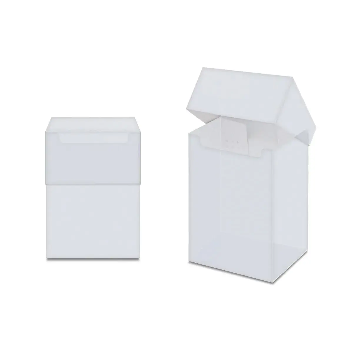Ultra Pro Solid White Deck Box | Stores 80 Cards in Sleeves - view 2