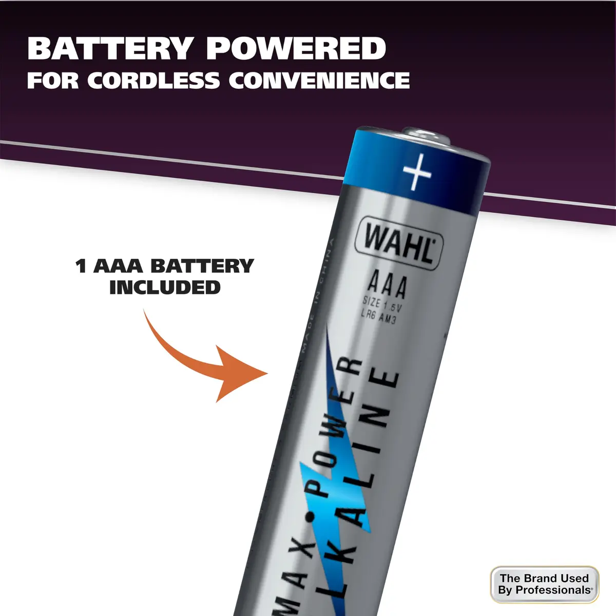 Wahl Clean & Confident Female Battery Pen Trimmer 7.1 cm (2.4 Oz) | Gentle Grooming for Brows & Facial Hair - view 6