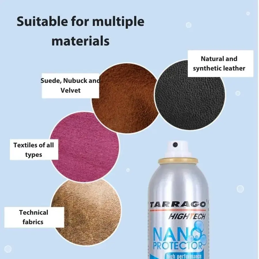 Tarrago Nano Shoe Protector Spray 250ml (8.5 Fl Oz) | Waterproof & Stain Repellent for All Materials - view 11