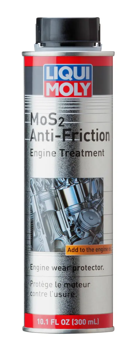 Liqui Moly MoS2 Anti-Friction Engine Treatment 300 ml (10.14 Fl Oz) | Universal Fit Engine Oil Additive - main product image