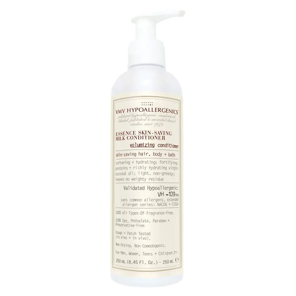 VMV Hypoallergenics Essence Skin-Saving Milk Conditioner, 8.45 Fl Oz | Fragrance-Free, All Hair Types, Skin & Hair Care - main product image