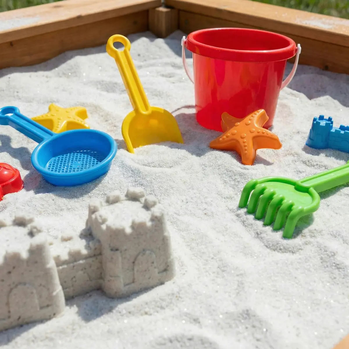 Sandtastik Sparkling White Play Sand, 25 lb (11.3 kg) | Natural, Non-Toxic Indoor & Outdoor Use - view 3