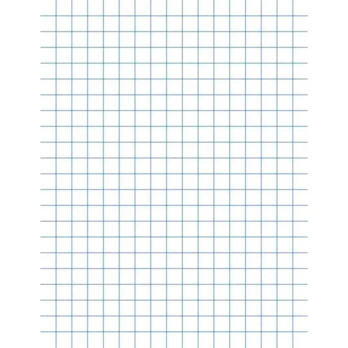 School Smart Double Sided Graph Paper 8-1/2 x 11 Inches | 1/2 Inch Rule, White, Pack of 500 - view 4