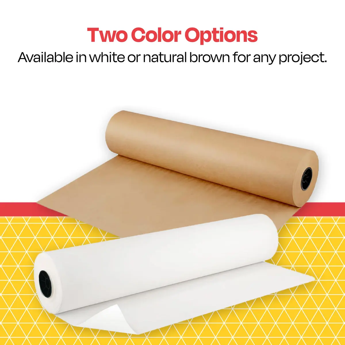 School Smart Butcher Kraft Paper Roll 40 lb | Large 30" x 1000' White for Art & Decorating - view 2