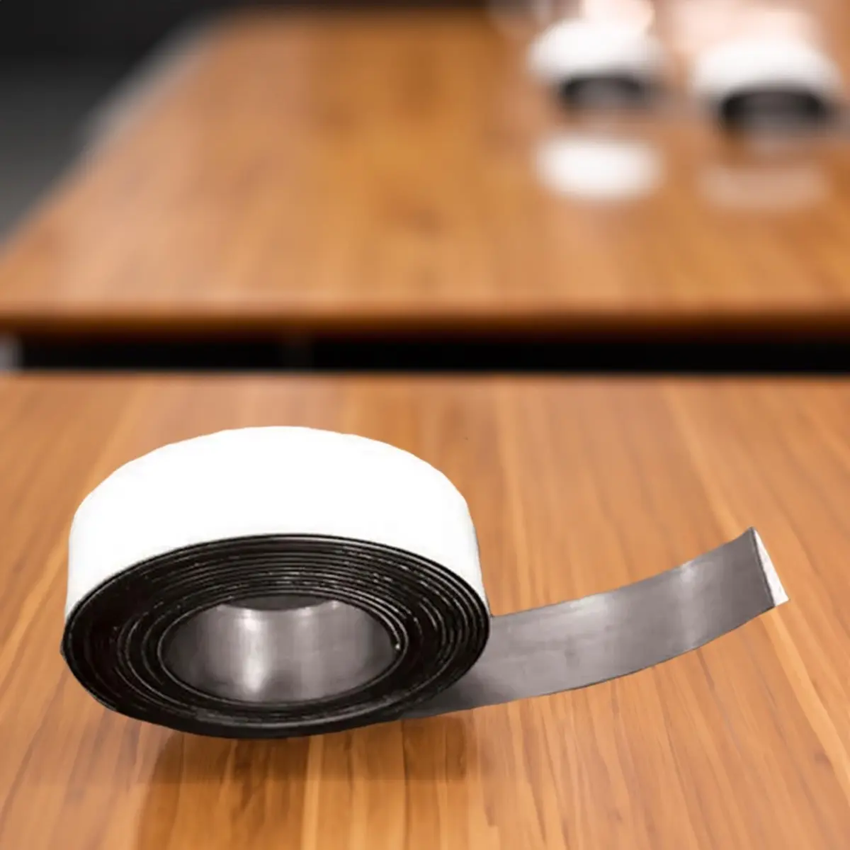 School Smart Magnetic Rubber Strip 1/2 in x 10 ft | Adhesive Backed Magnetic Tape for Surfaces - view 5