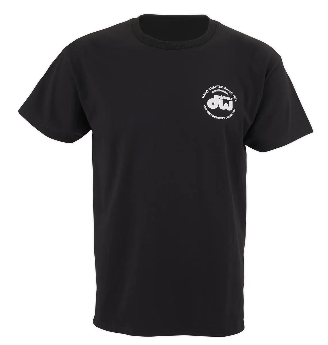 Drum Workshop Heavy Cotton Short Sleeve T-Shirt, Black, Large US | Classic Music Tee for Men - main product image