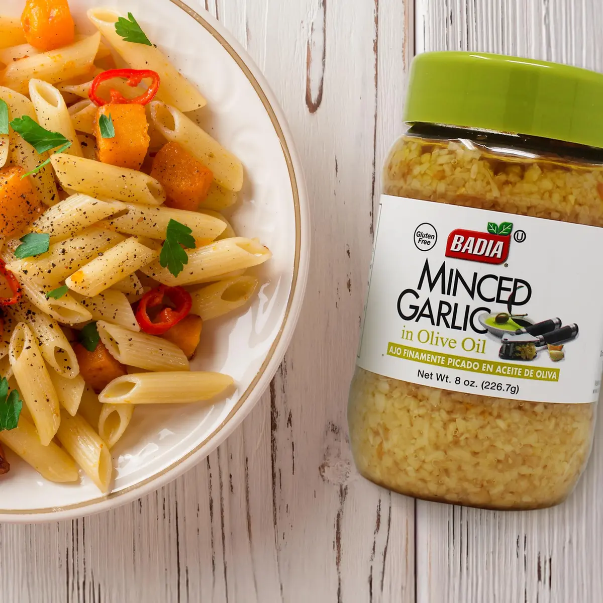 Badia Minced Garlic in Olive Oil 8 oz | Ready-to-Use, Rich Flavor, Perfect for Indian Kitchens - view 4