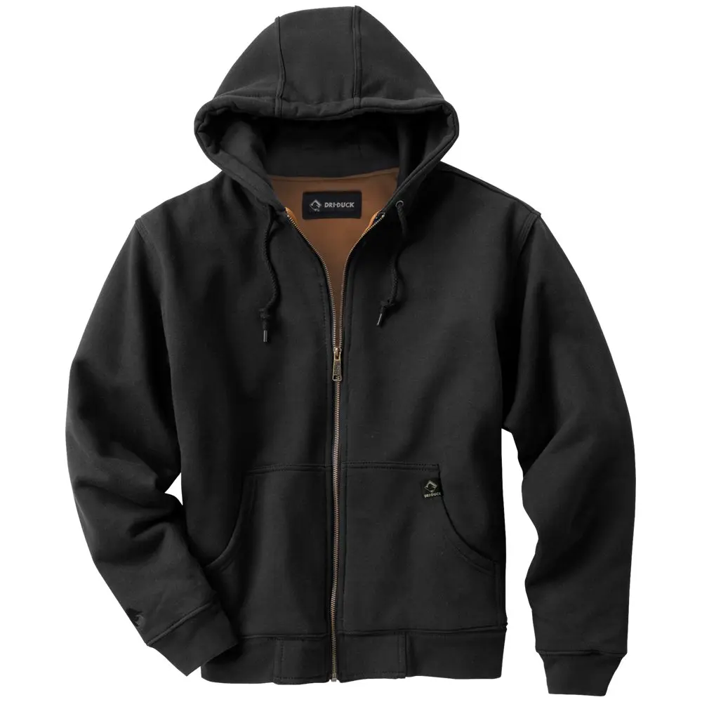 DRI Duck Cheyenne Men's Cotton Canvas Hooded Work Jacket, 5020, X-Large, Saddle | Heavy Duty, Hooded, Thermal Lined - main product image