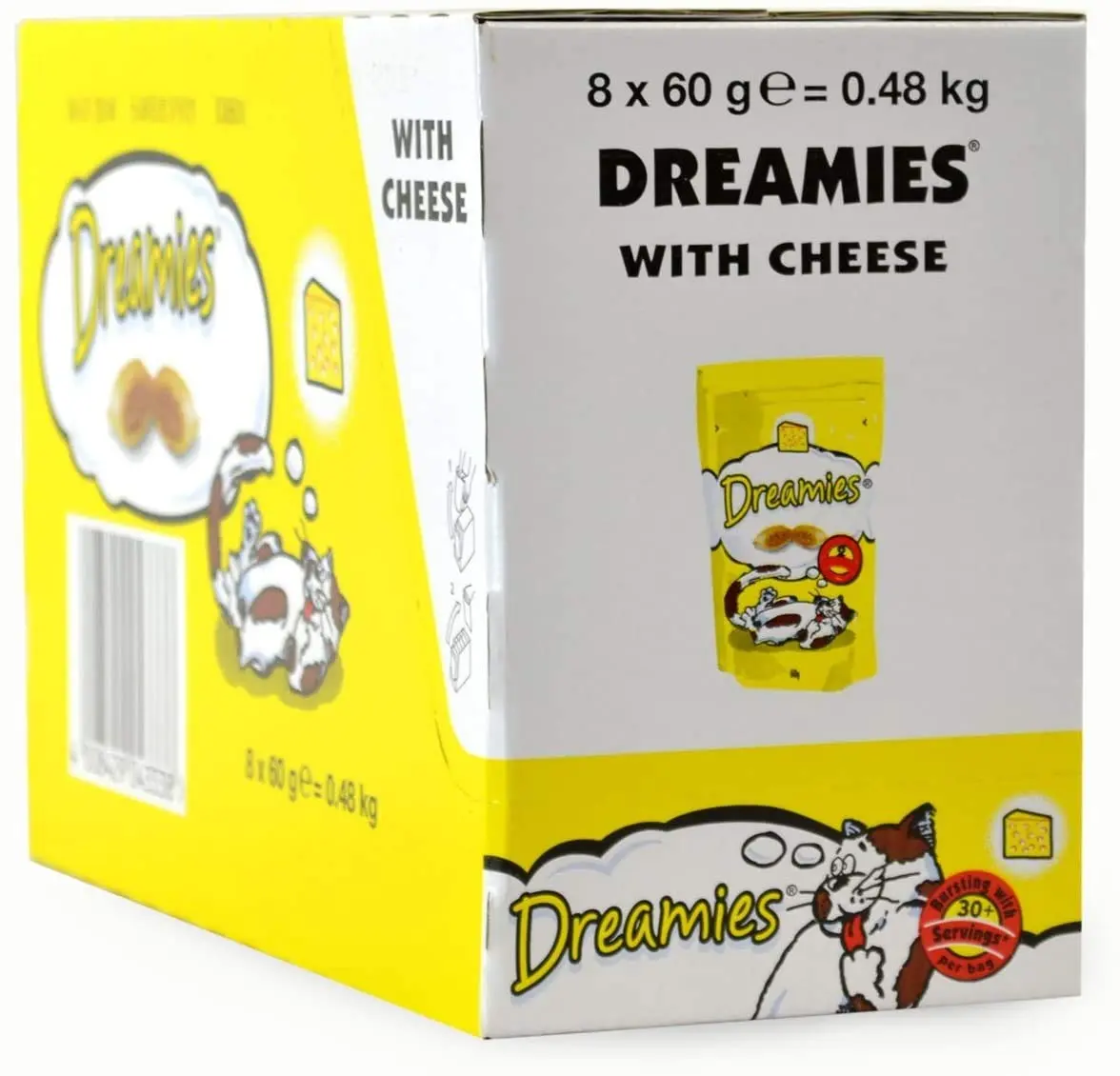 Dreamies Cheese Cat Treats 60 g | Crunchy Snack for All Cat Breeds - main product image