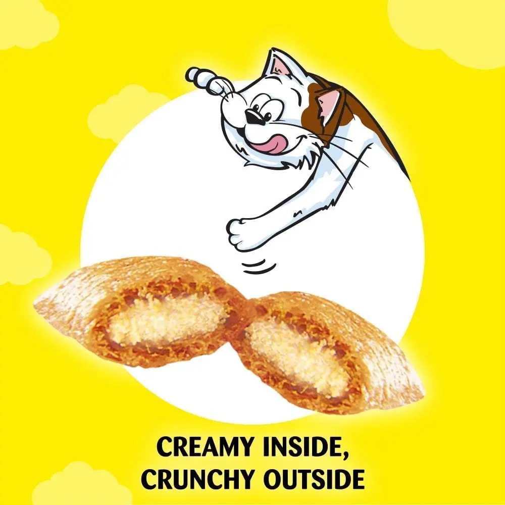 Dreamies Cheese Cat Treats 60 g | Crunchy Snack for All Cat Breeds - view 4