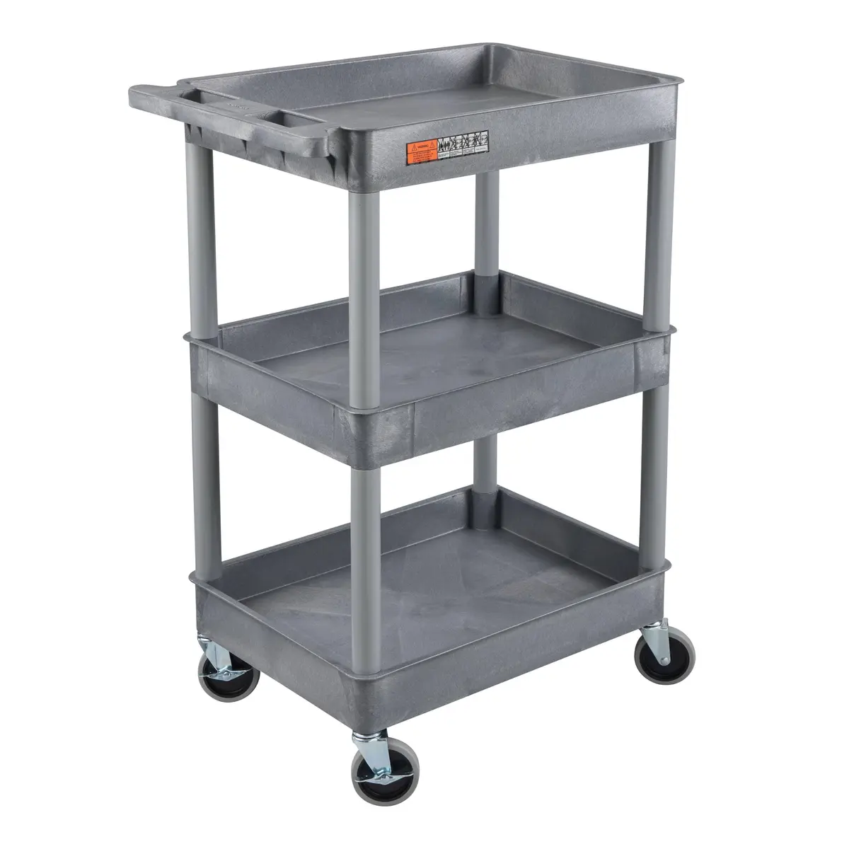 Luxor Tub Cart - Three Shelves | Heavy Duty Utility Cart for Office & Auto (70-120 chars) - main product image