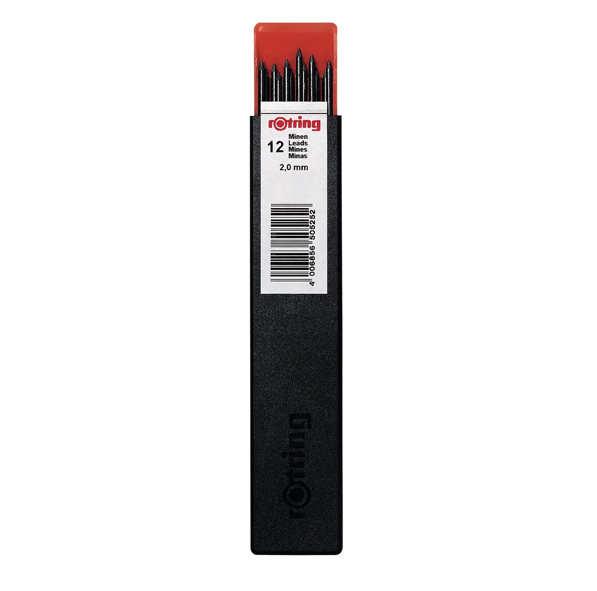 rOtring Tikky Mechanical Pencil Replacement Leads 2.0 mm HB (12 Count) - main product image