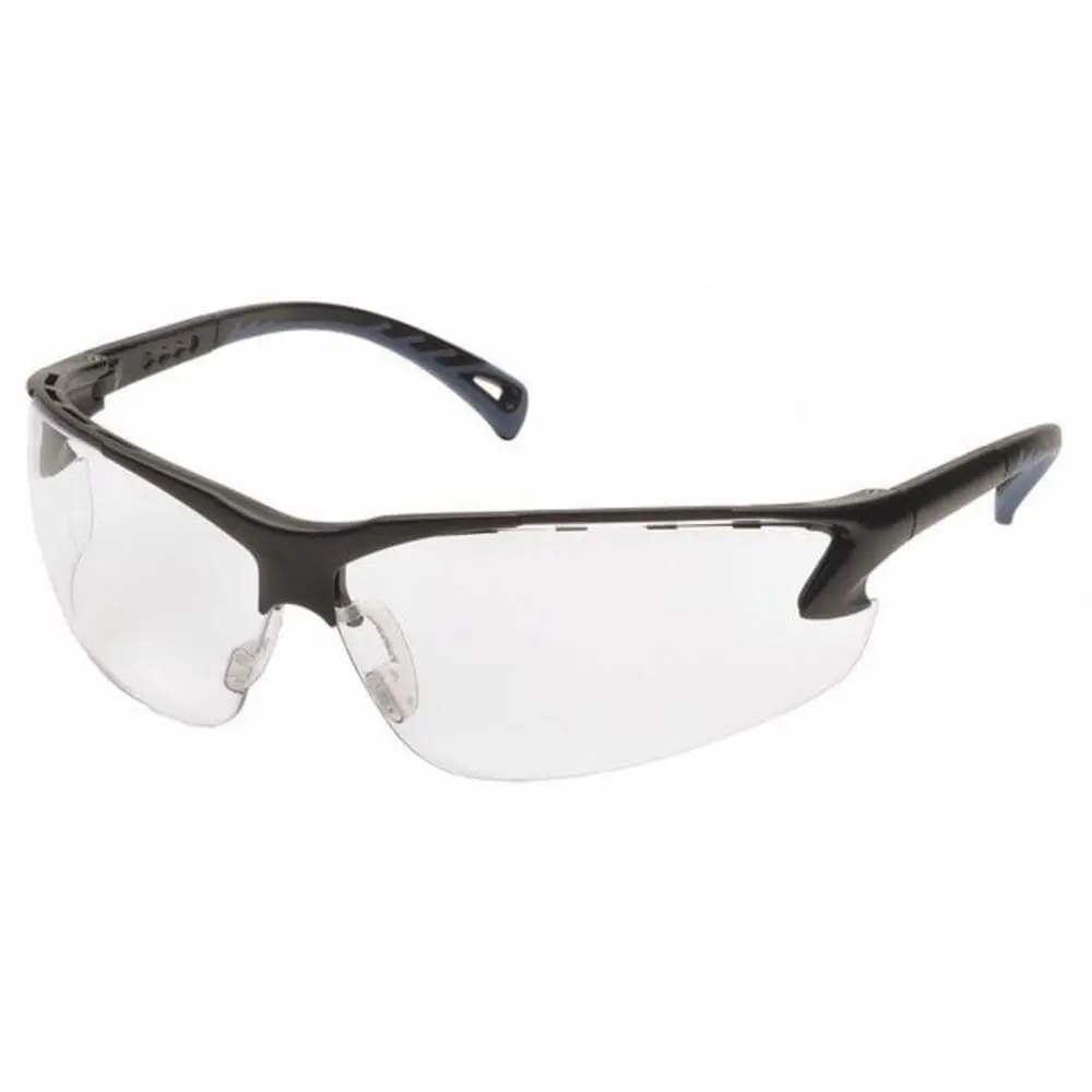 Pyramex Venture 3 Safety Glasses, Clear H2X Anti-Fog Lens | Impact-Resistant, UV & Fog Protection - main product image