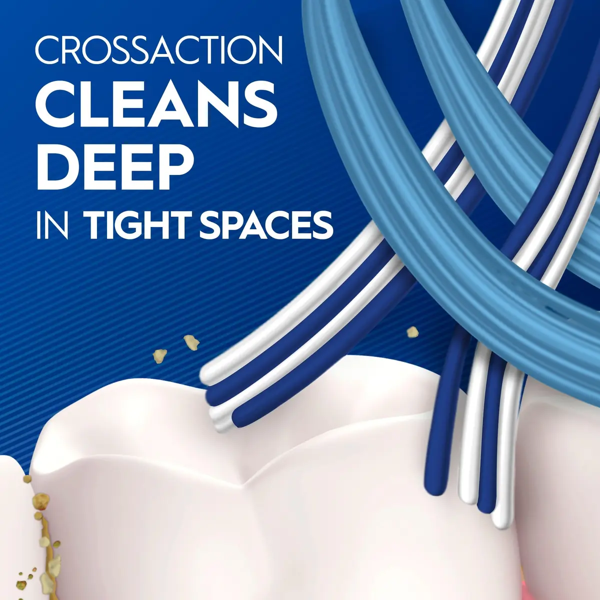 Oral-B Pro Health CrossAction Plaque Removal Toothbrushes 2 Pack | Soft Bristles Deep Reach in Tight Spaces - view 5