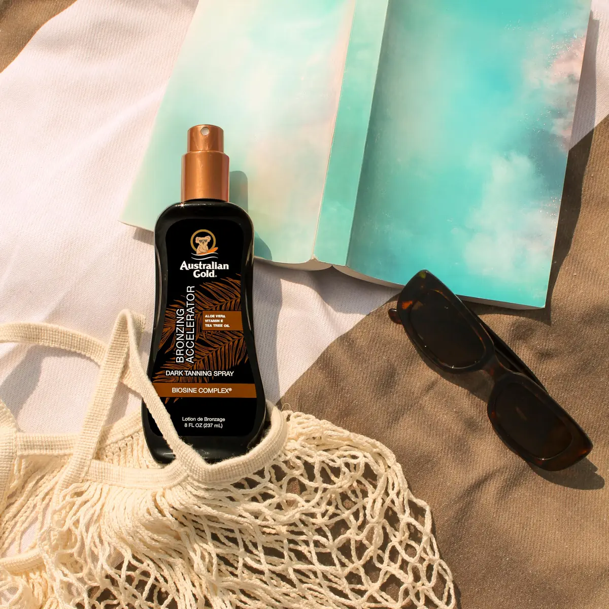 Australian Gold Dark Tanning Accelerator Spray Gel With Bronzer | 8 fl oz, Multicolor, AGCB175 - view 3