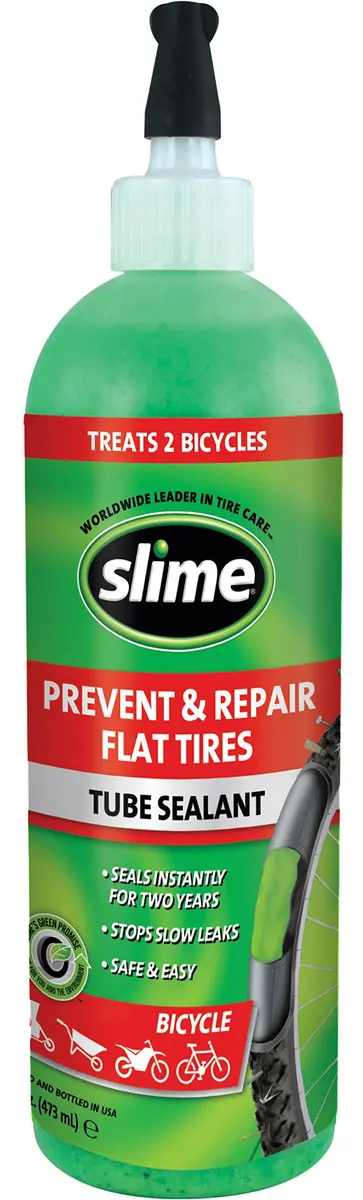 Slime 10056W Bike Tube Sealant 473ml (16 fl oz) | Prevents and Seals Punctures Up to 3mm - main product image