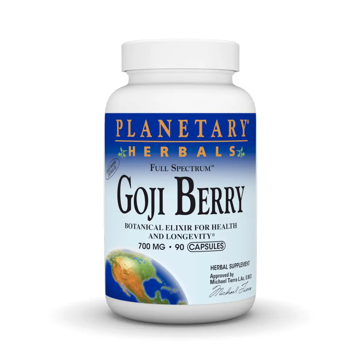 Planetary Herbals Goji Berry Full Spectrum 700mg | Supports Vision & Longevity (70-120 chars) - main product image