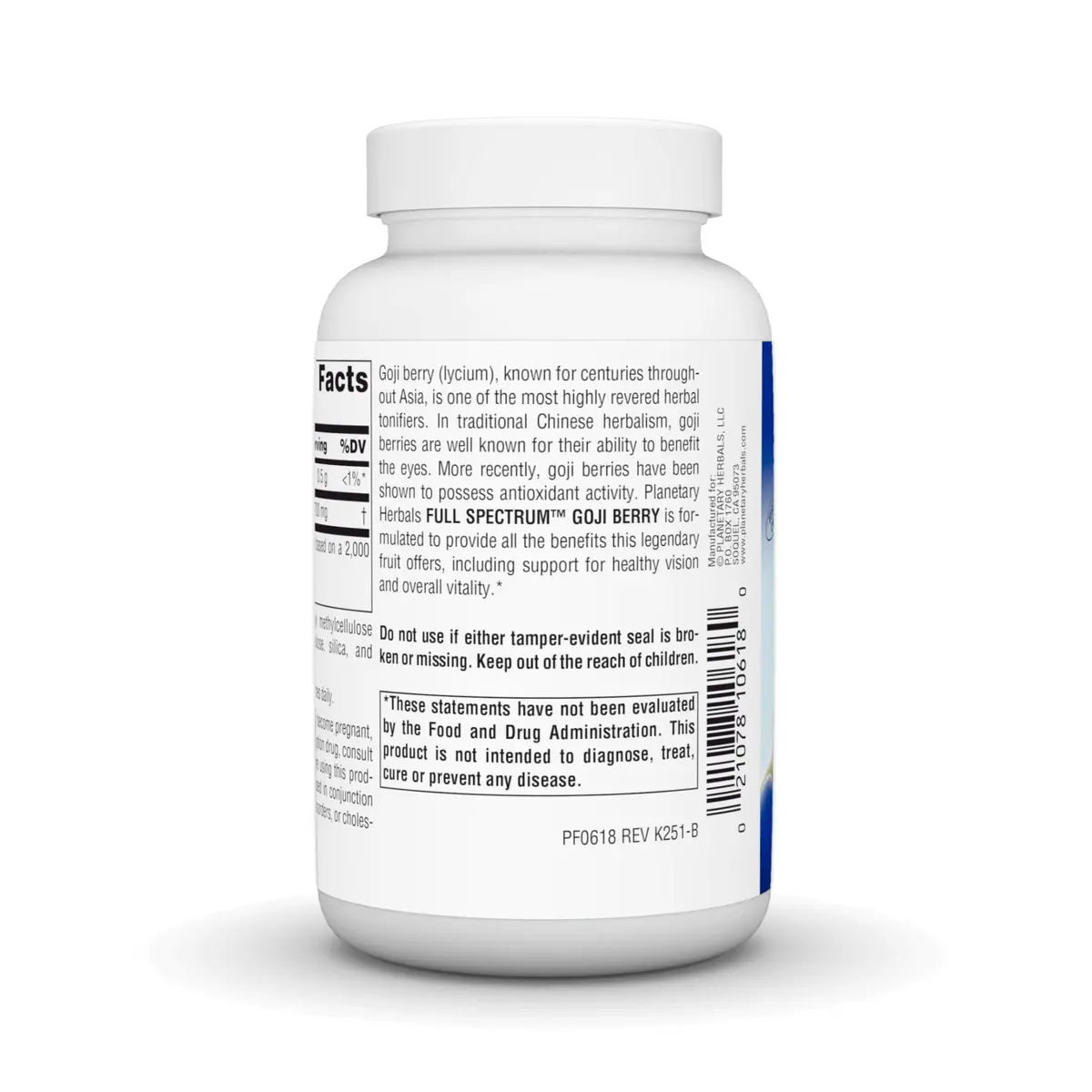 Planetary Herbals Goji Berry Full Spectrum 700mg | Supports Vision & Longevity (70-120 chars) - view 4