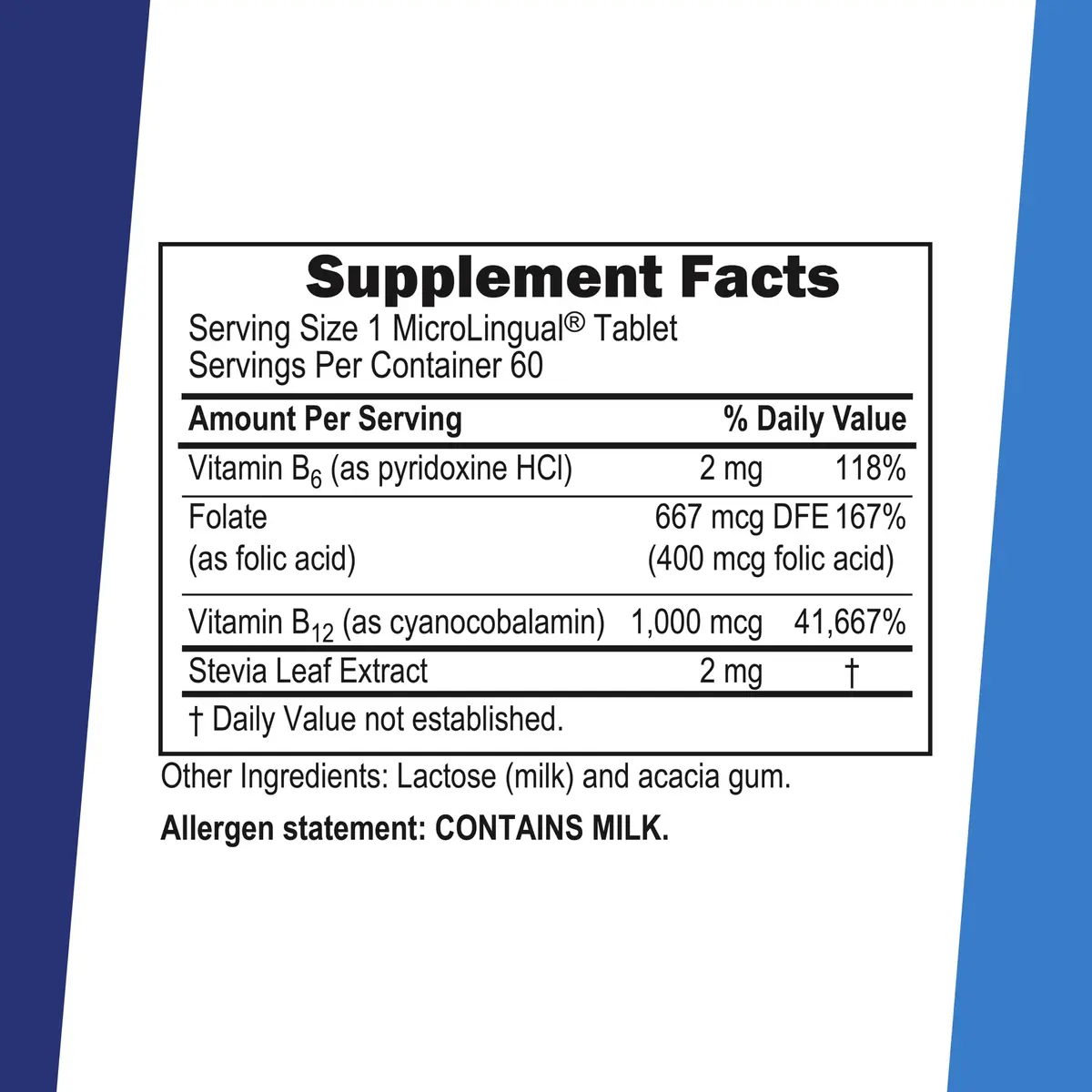 Superior Source No Shot B-12 1000 mcg, B-6, Folic Acid 400 mcg | Sublingual Vitamin B Complex Support - view 2