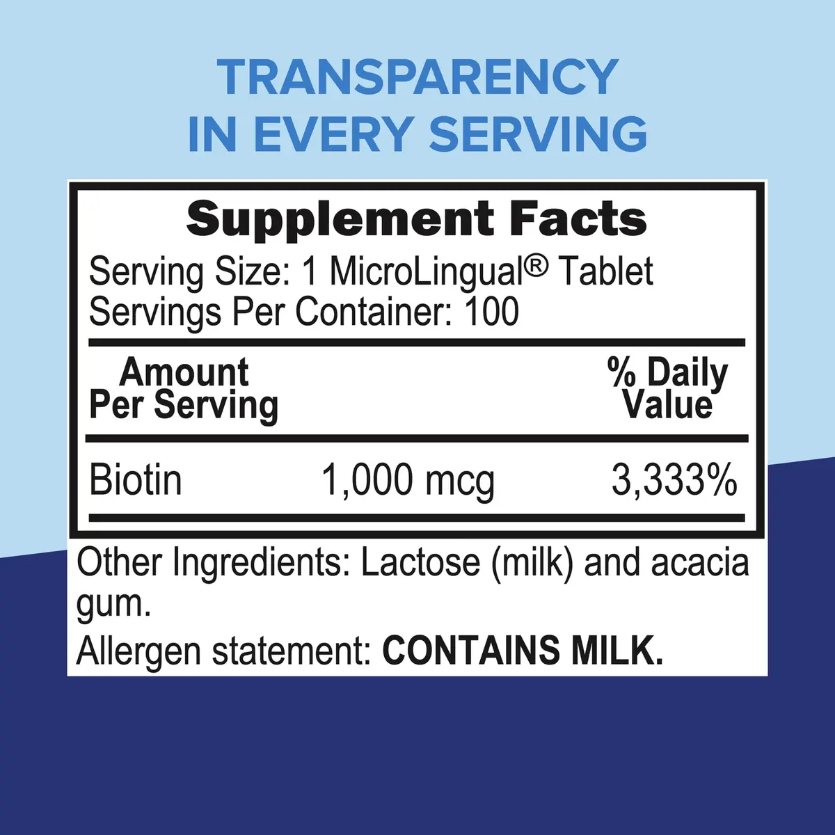 Superior Source Biotin 1,000 mcg | Sublingual Tablets for Hair & Nails Support - view 8