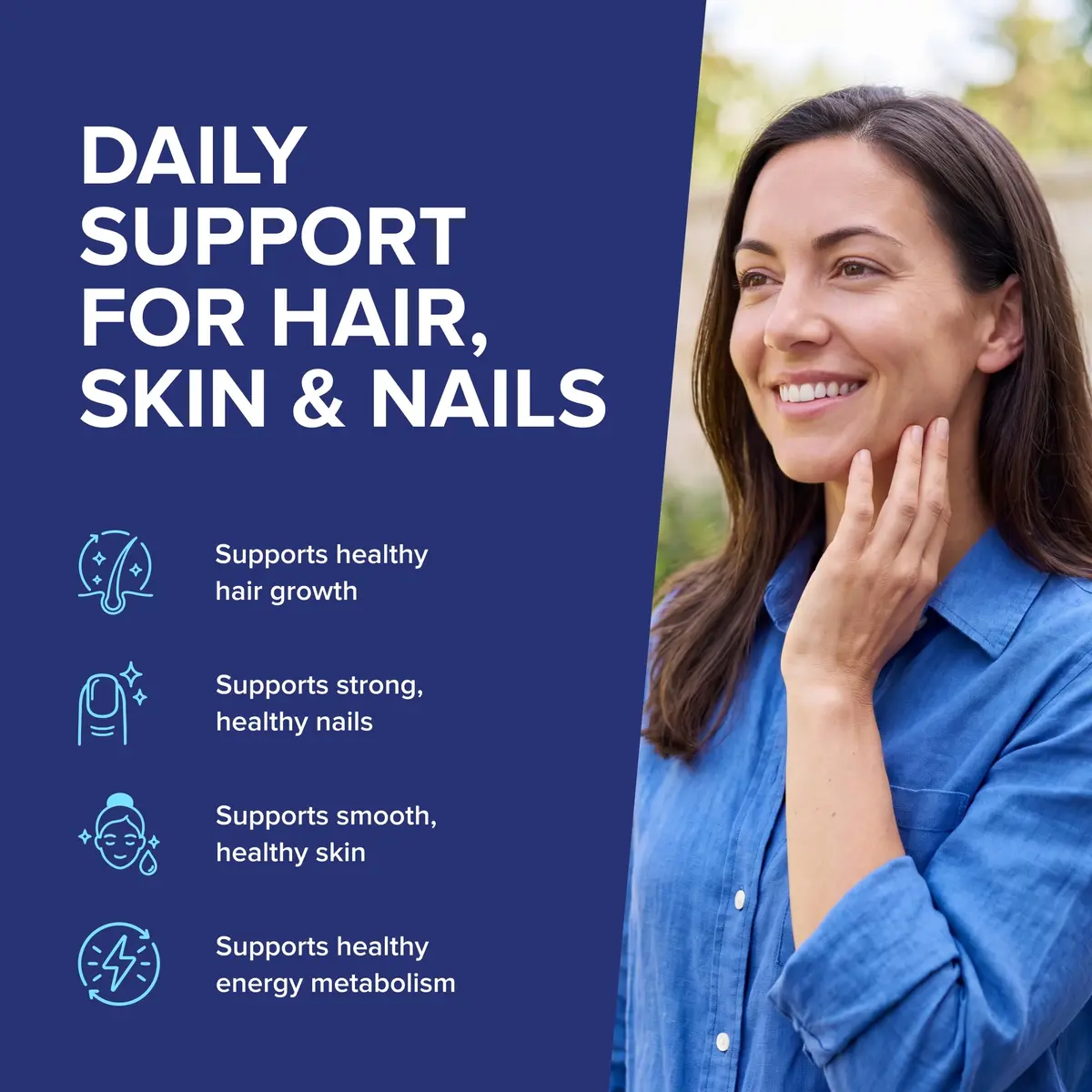 Superior Source Biotin 1,000 mcg | Sublingual Tablets for Hair & Nails Support - view 3