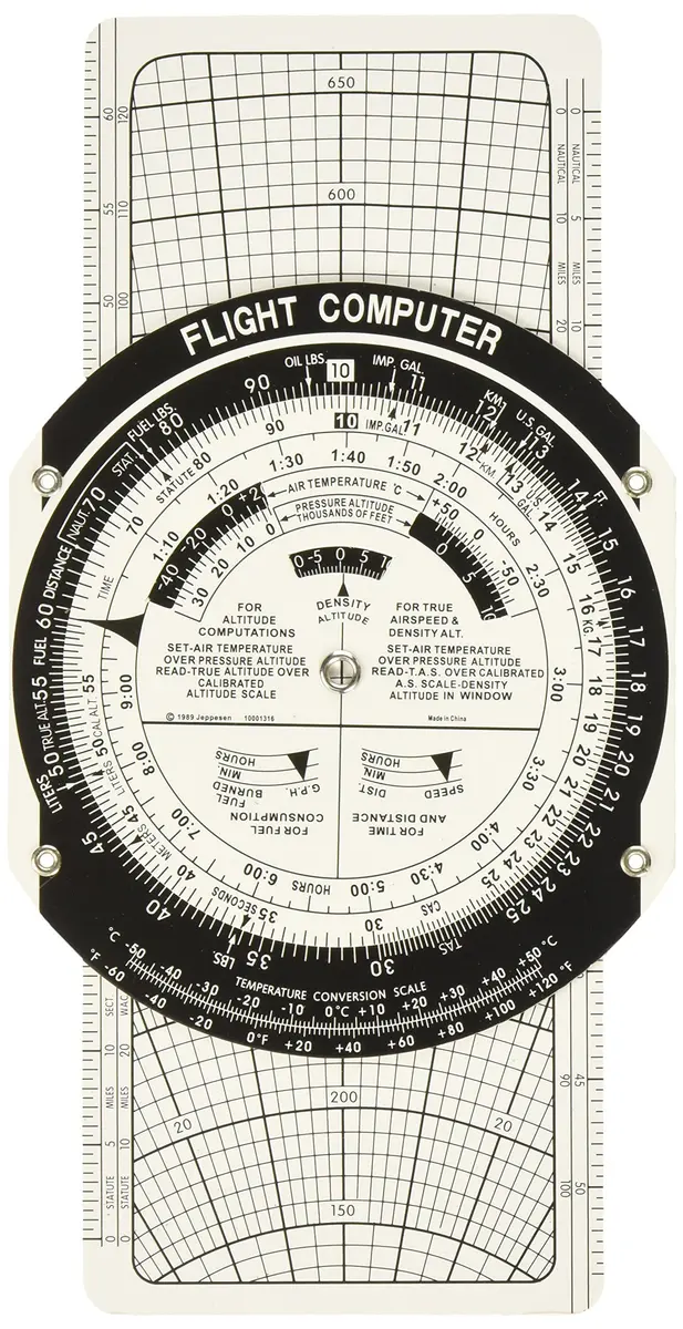 Jeppesen Student Flight Computer (CSG) JS514101 | Full-Size Flight Calculator for Students - main product image