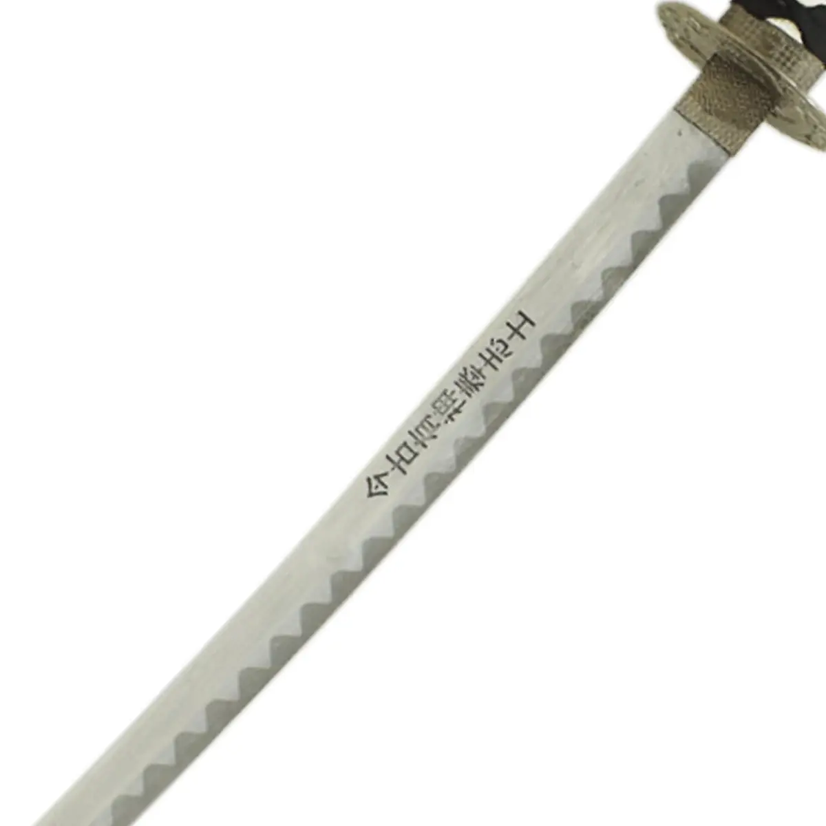 MASTER USA Hand Carved Katana Sword with Samurai Bushido Code on Scabbard, 1045 Steel, 41.5 Inches Overall - view 4