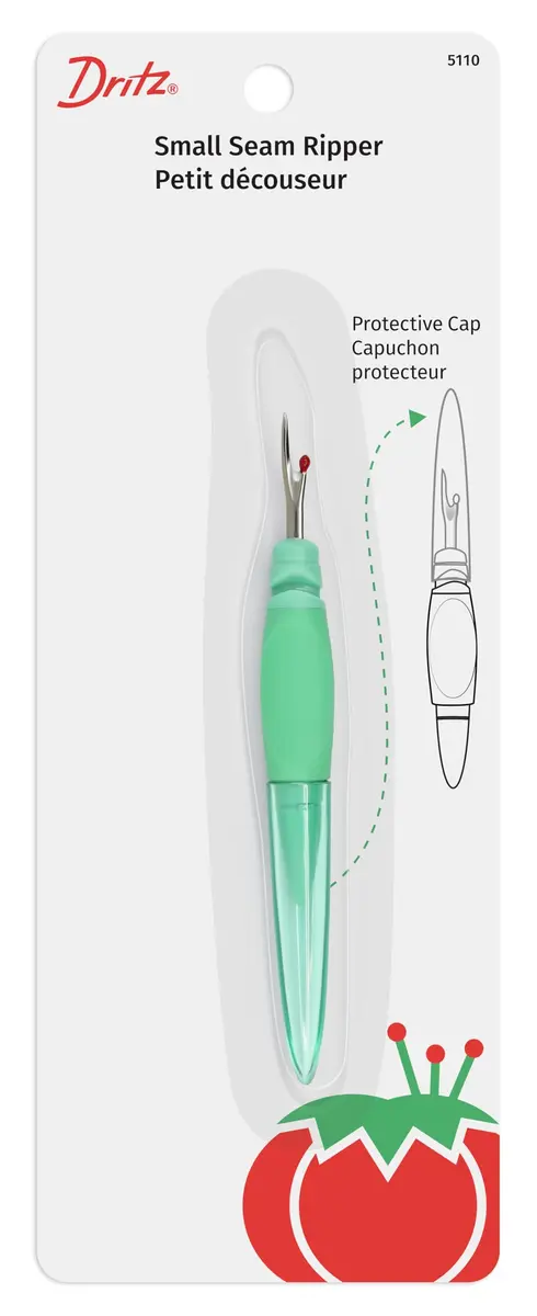 Dritz Seam Ripper Small Ergonomic Design 1-Pack | Sharp & Comfortable for Sewing & Opening Buttonholes - main product image