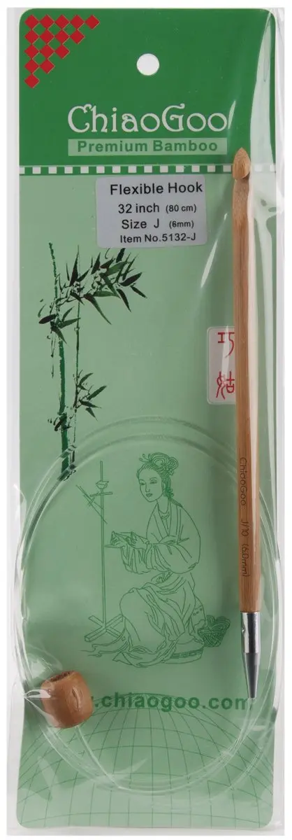 ChiaoGoo Tunisian Crochet Hook I 32in Flexible Cable | Extensive Size Range for Versatile Projects - main product image