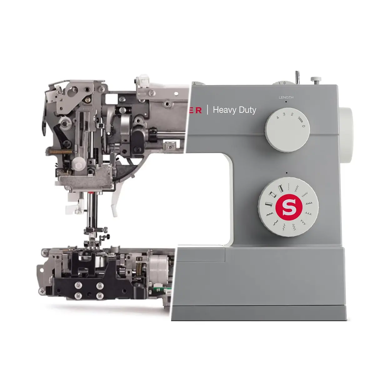 SINGER 4423 Heavy Duty Sewing Machine with Accessory Kit | 97 Stitch Applications, 50% More Power, Heavy Metal Frame - view 4