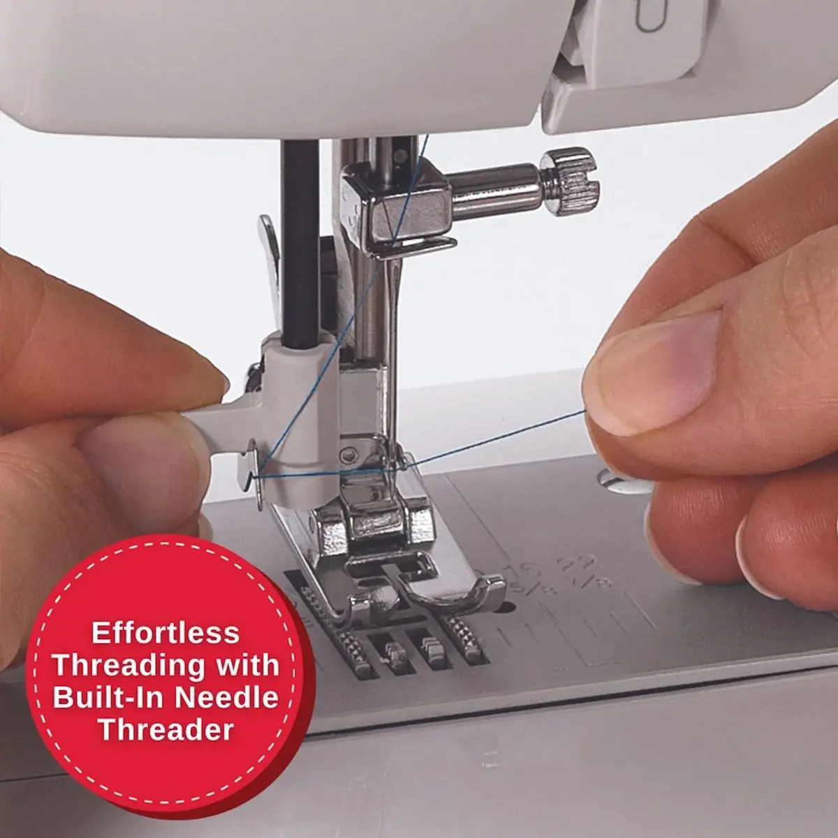 SINGER 4423 Heavy Duty Sewing Machine with Accessory Kit | 97 Stitch Applications, 50% More Power, Heavy Metal Frame - view 6
