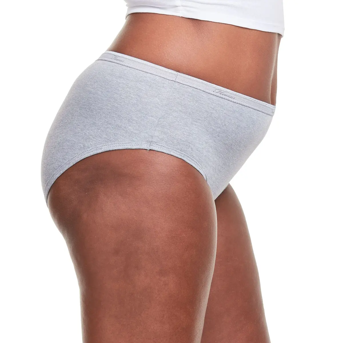 Hanes Women's Cotton Brief Panties 6-Pack | Moisture-Wicking & Breathable Full Coverage - view 3