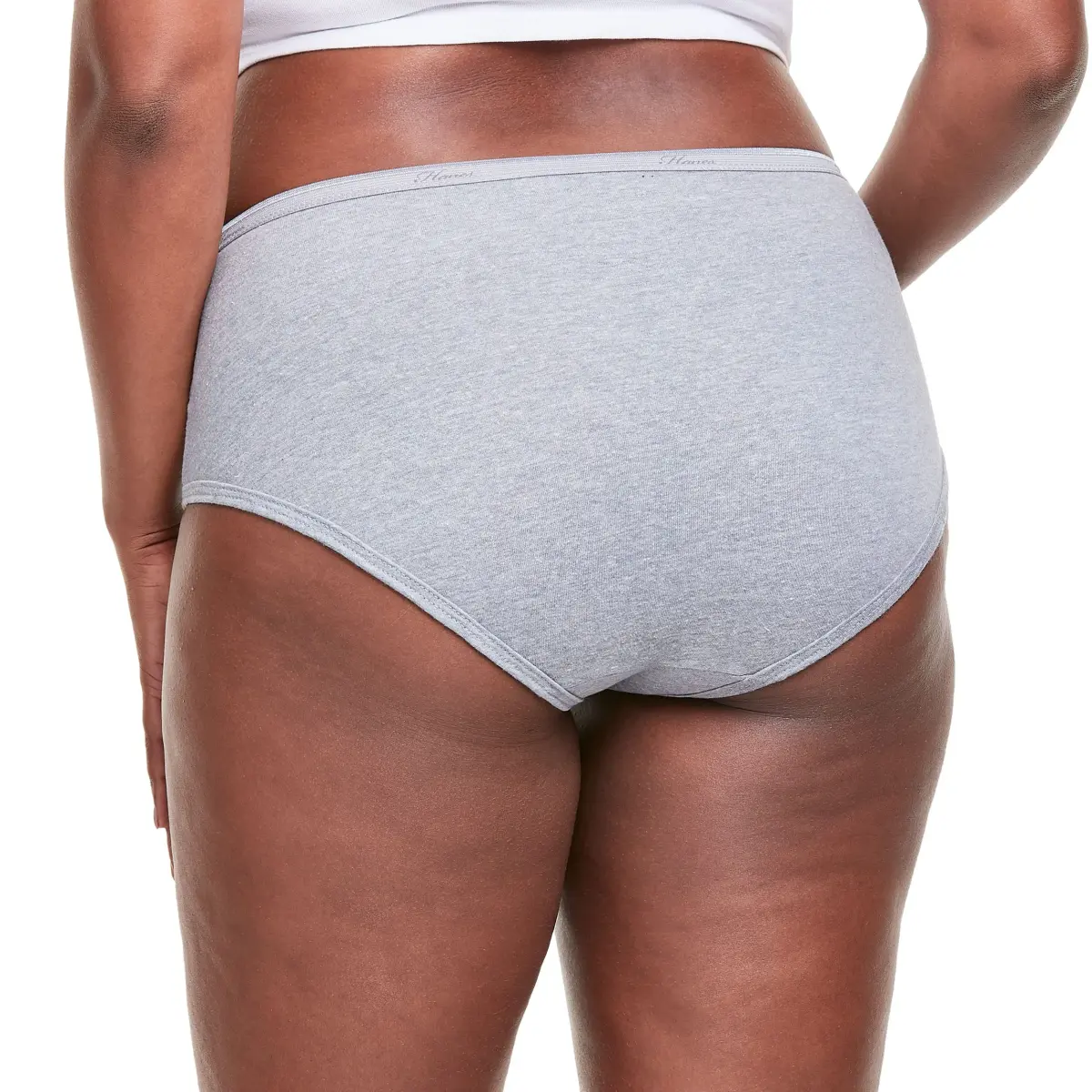 Hanes Women's Cotton Brief Panties 6-Pack | Moisture-Wicking & Breathable Full Coverage - view 4