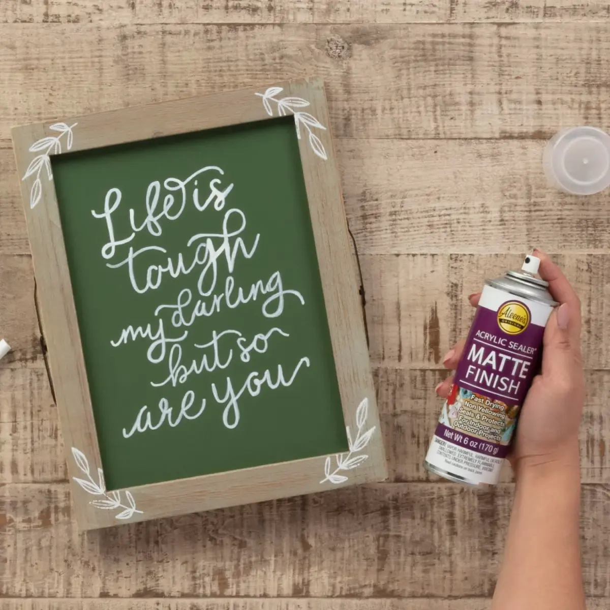 Aleene's Matte Clear Acrylic Sealer Spray 177ml (6 oz) | Protects Crafts & Art Projects - view 6