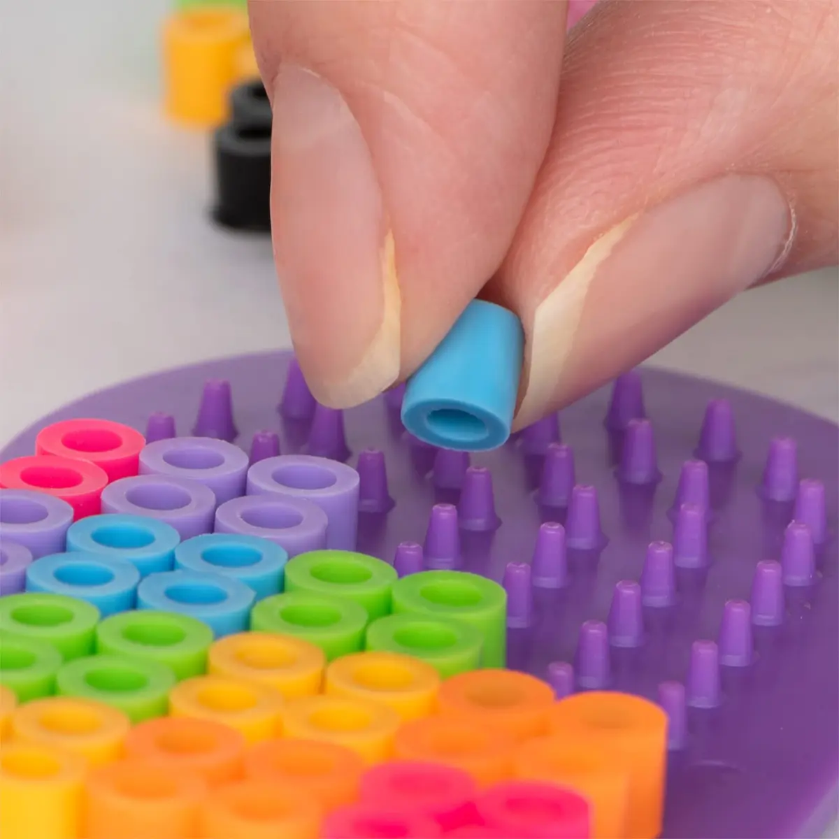 Perler Beads Small Fun Shaped Pegboards 5 Pack | Reusable Plastic Shapes for Creative Crafts - view 4