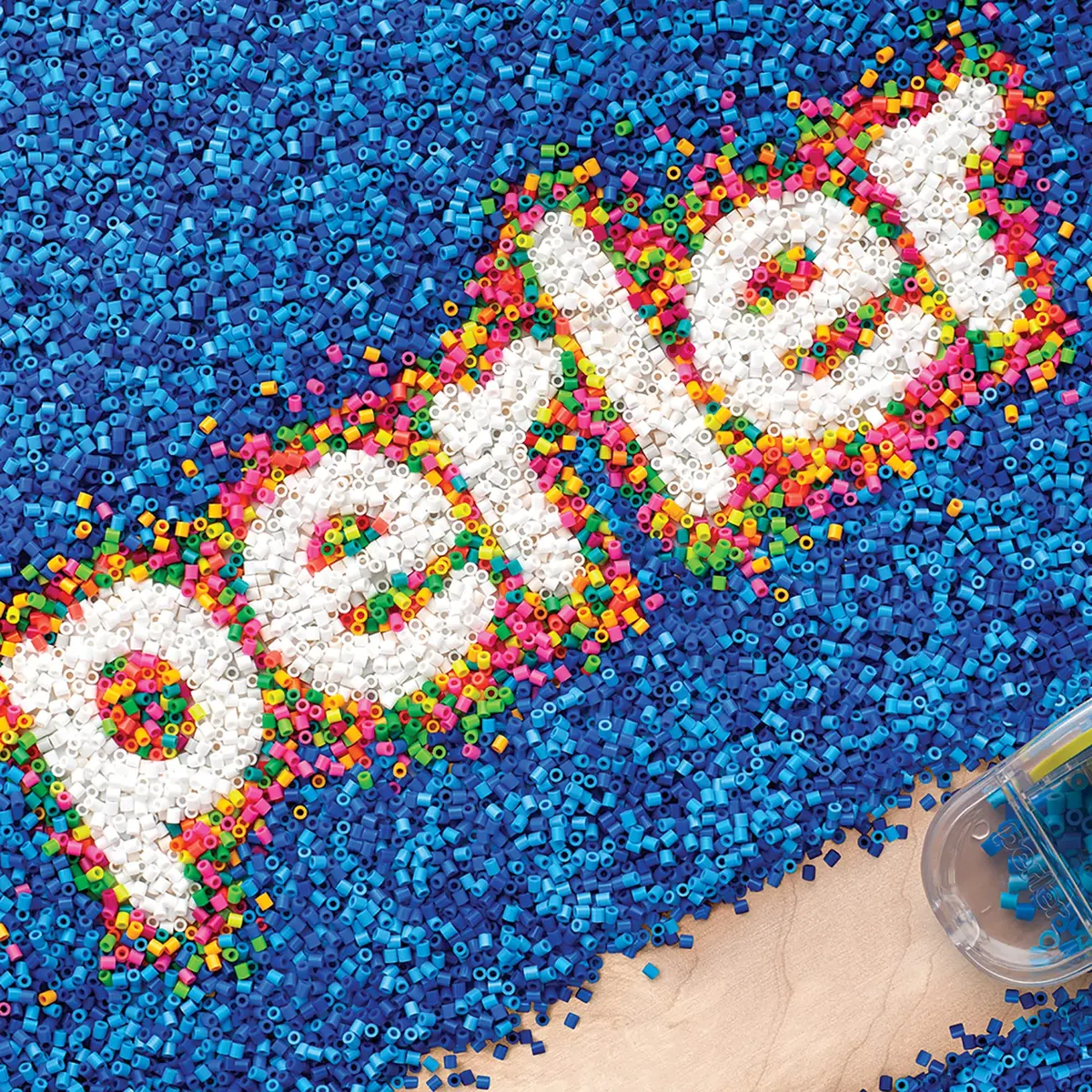 Perler Beads Small Fun Shaped Pegboards 5 Pack | Reusable Plastic Shapes for Creative Crafts - view 7